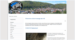 Desktop Screenshot of hv-blaubeuren.de